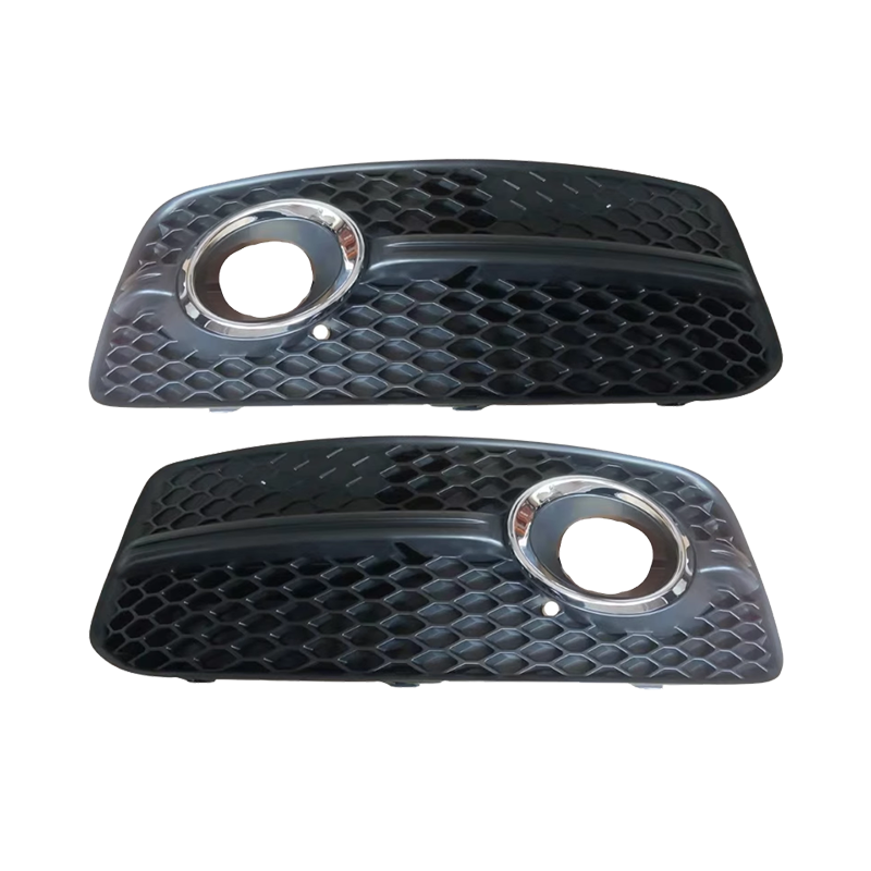 2009-2012 For Audi Q5 SQ5 8R/B8 Front Bumper Down Grille Honeycomb Style S line Fog Light Grilles