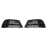 2017-2019 For Audi A3 S3 8V.5 Front Bumper Down Grille Honeycomb Style S line Fog Light Grilles