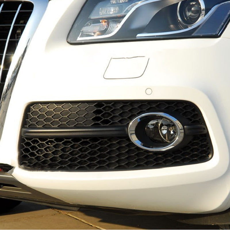 2009-2012 For Audi Q5 SQ5 8R/B8 Front Bumper Down Grille Honeycomb Style S line Fog Light Grilles
