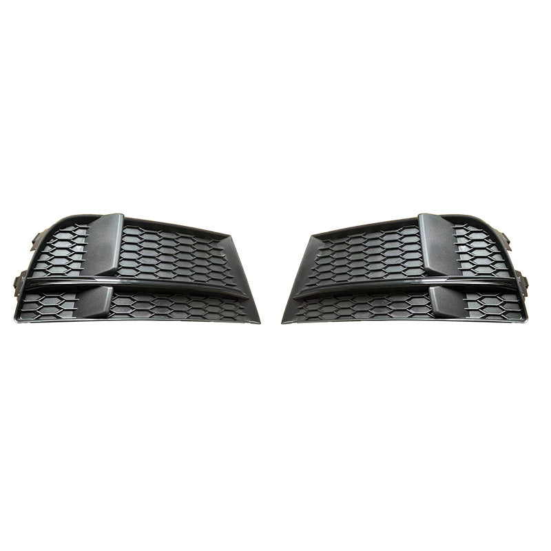 2017-2019 For Audi A3 S3 8V.5 Front Bumper Down Grille Honeycomb Style S line Fog Light Grilles