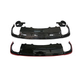 2020-2024 For Audi A4 S4 B9.5 Audi RS4 Style A4 Diffuser With Large Dual Tailpipe Exhaust Tips