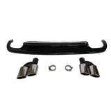 2012-2016 For Audi A5 S5 B8.5 Audi S5 Style A5 Non S line diffuser with tailpipe Exhaust Tips