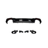 2019-2025 For Audi A7 S7 C8 Audi RS7 S7 Style A7 Rear Diffuser With Tailpipe Exhaust Tips