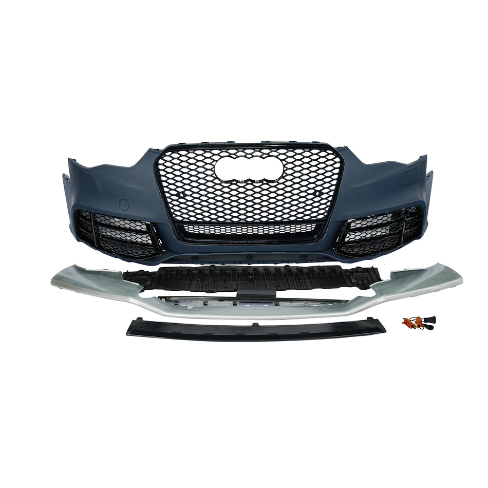 2012-2016 For A5/S5 B8.5 Front Bumper RS5 Style Body Kits With Honeycomb Grille Front Lip