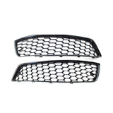 2008-2012 For Audi A3 S3 8P.5 8PA Front Bumper Down Grille Honeycomb Style Honeycomb Fog Light Grilles