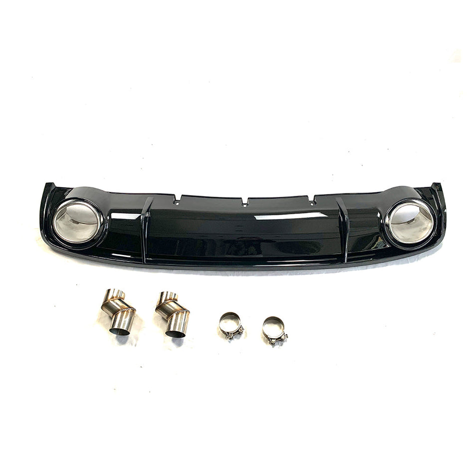 2013-2016 For Audi A4 S4 B8.5 Non S line diffuser with tailpipe