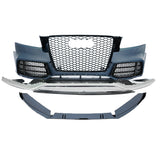 2009-2011 For A5/S5 B8 Body Kits RS5 Style Front Bumper With Honeycomb Grille Front Lip