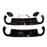 2020-2024 For Audi A3 S3 8Y S line RS3 style rear diffuser and large dual tailpipe