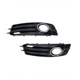 2008-2012 For Audi A3 S3 8P.5 8PA Front Bumper Down Grille Honeycomb Style Honeycomb Fog Light Grilles