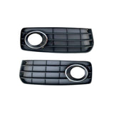2009-2011 For Audi A5 S5 B8 Front Bumper Down Grille Honeycomb Style S line Fog Light Grilles
