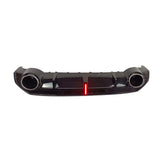 2020-2024 For Audi A3 S3 8Y S line RS3 style rear diffuser and large dual tailpipe