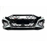 2020-2024 For A3/S3 8Y RS3 Style Front Bumper Kits With Honeycomb Grille Front Lip