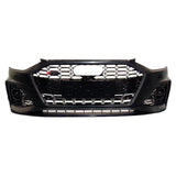 2020-2024 For A4/S4 B9.5 Body Kits With ACC Fog Light Grill Bumper Down Grille Honeycomb Grille Front Lip Splitter | RS4 Style Front Bumper