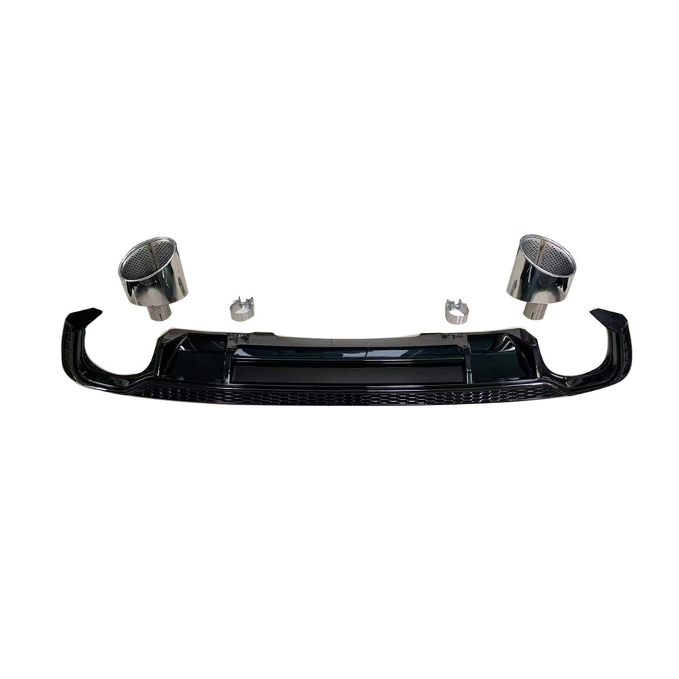 2017-2019 For Audi A5 S5 B9 Audi RS5 S5 Style A5 diffuser with tailpipe Exhaust Tips