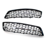 2008-2012 For Audi A3 S3 8P.5 8PA Front Bumper Down Grille Honeycomb Style Honeycomb Fog Light Grilles