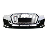 2017-2019 For A5/S5 B9 Front Bumper Facelift RS5 Style Body Kits With ACC Honeycomb Grille Front Lip