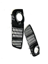 2009-2011 For Audi A5 S5 B8 Front Bumper Down Grille Honeycomb Style Non S line Fog Light Grilles