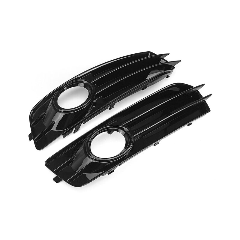 2008-2012 For Audi A3 S3 8P.5 8PA Front Bumper Down Grille Honeycomb Style Honeycomb Fog Light Grilles