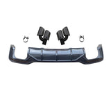 2020-2024 For Audi A5 S5 B9.5 Audi S5 Style A5 diffuser with Tailpipe Exhaust Tips
