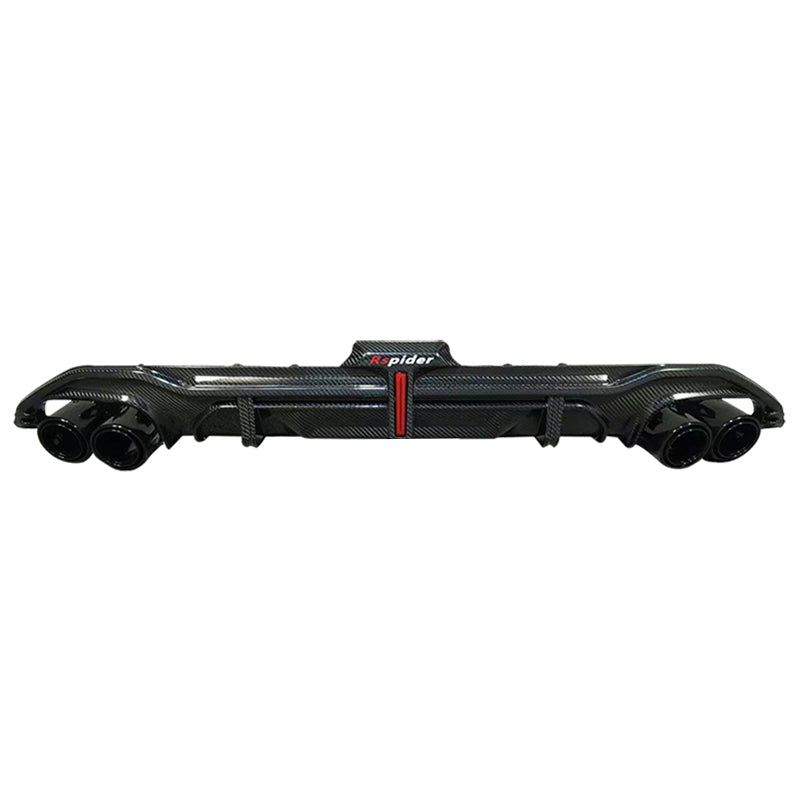 2020-2024 For Audi A3 S3 8Y S line Rear Diffuser With Tailpipe