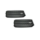 2016-2018 For Audi A1 S1 Front Bumper Down Grille Honeycomb Style Fog Light Grilles