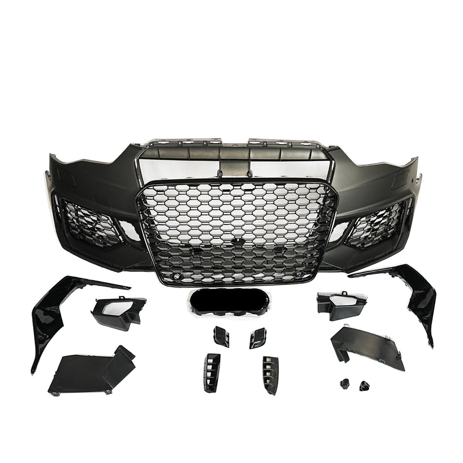 2012-2016 For Audi A5/S5 B8.5 Upgrade B9 Body Kits With Fog Light Bumper Down Grille Honeycomb Grille | RS5 Front Bumper