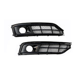 2015-2018 For Audi A8 S8 D4 PA Front Bumper Down Grille Honeycomb Style Non S line Fog Light Grilles