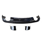 2017-2019 For Audi A3 S3 8V.5 Non S-line rear diffuser and large dual tailpipe