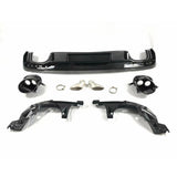 2020-2024 For Audi A4 S4 B9.5 Audi RS4 Style A4 Diffuser With Large Dual Tailpipe Exhaust Tips