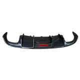 2009-2011 For Audi A5 S5 B8 2 Door Coupe Carbon Fiber Rear Bumper Diffuser With Tailpipe exhaust tips