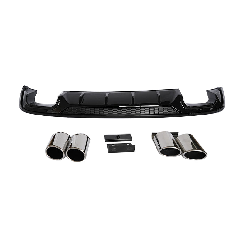 2017-2019 For Audi A3 S3 8V.5 Non S-line rear diffuser and tailpipe