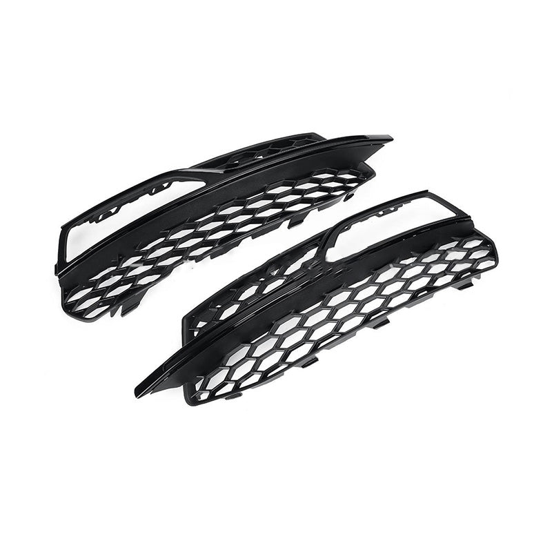 2013-2016 For Audi A3 S3 8V Front Bumper Down Grille Honeycomb Style Fog Light Grilles