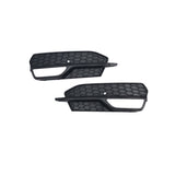 2013-2016 For Audi A3 S3 8V Front Bumper Down Grille Honeycomb Style Fog Light Grilles