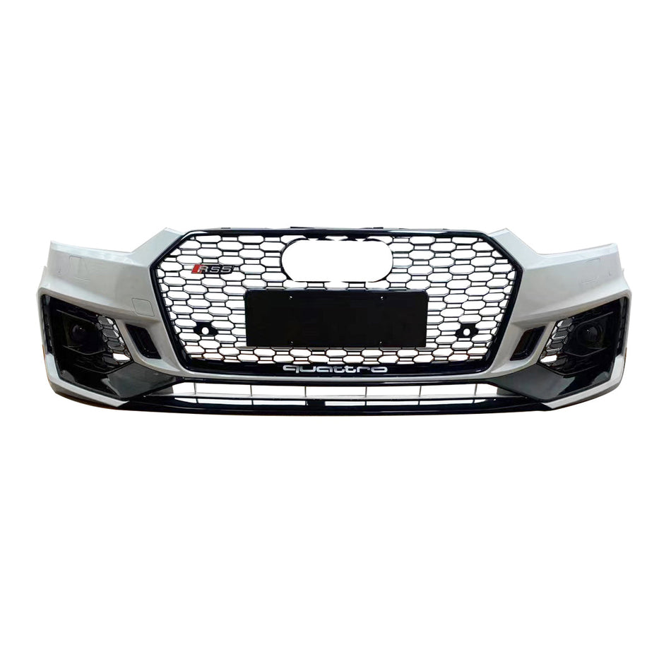 2017-2019 For A5/S5 B9 Front Bumper Facelift RS5 Style Body Kits With ACC Honeycomb Grille Front Lip