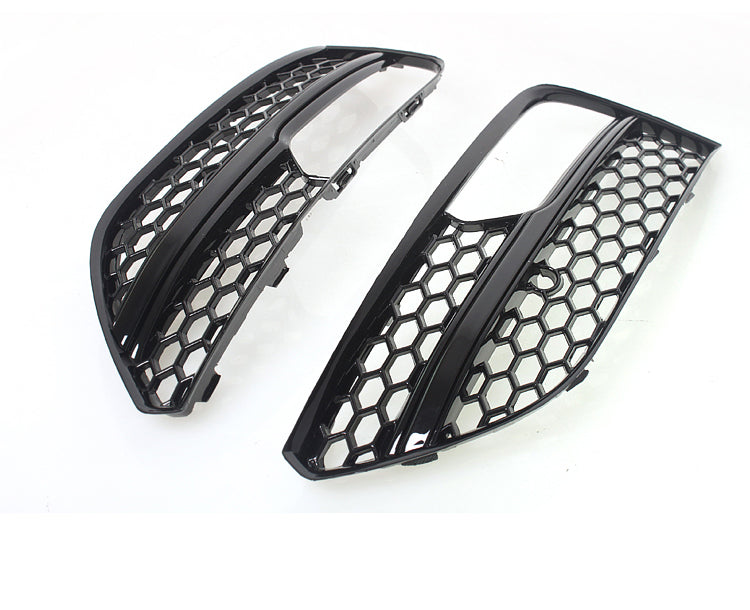 2013-2016 For Audi A3 S3 8V Front Bumper Down Grille Honeycomb Style Fog Light Grilles