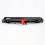 2025-2027 For Audi A3/S3 8Y PA Rear bumper Diffuser RS3 Style Gloss Black Rear Splitter Lip With Exhaust Tip