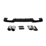 2017-2019 For Audi A3 S3 8V.5 S line rear diffuser and tailpipe
