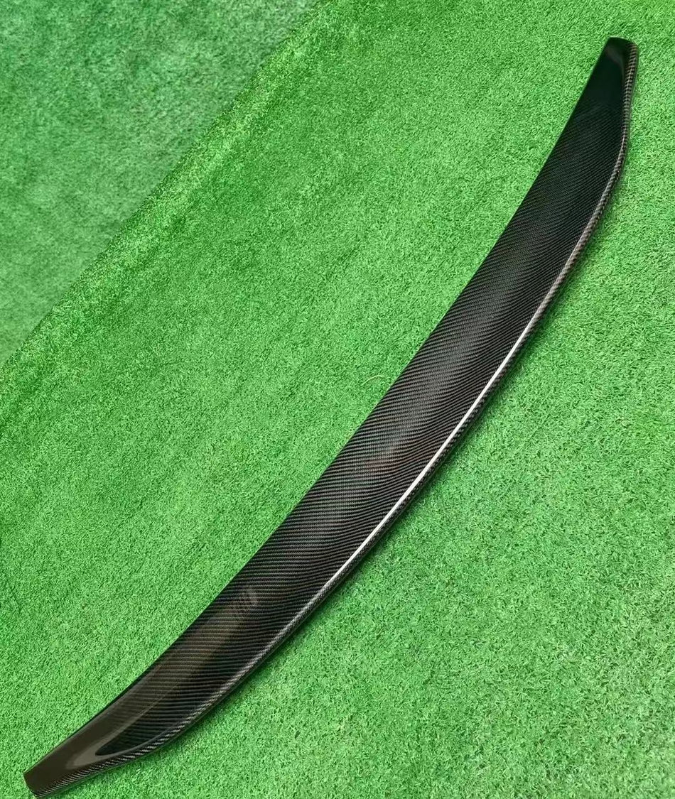2012-2015 For Audi A6 C7 Ducktail Style Carbon Fiber Rear Trunk Spoiler Wing For Audi A6 S6