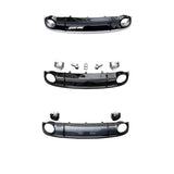 2009-2015 For Audi A7 C7 Non S Line Rear Diffuser With Tailpipe Exhaust Tips