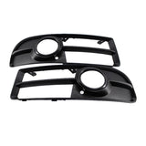 2005-2007 For Audi A4 S4 B7 Front Bumper Down Grille Honeycomb Style Fog Light Grilles