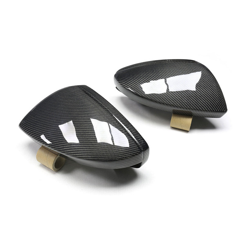 2019+ For Audi A7 S7 RS7 C8 Carbon Fiber Mirror Caps