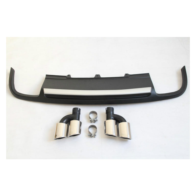 2009-2011 For Audi A5 S5 B8 Audi S5 Style Non S line diffuser with tailpipe Exhaust Tips