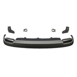 2012-2015 For Audi A6 S6 C7 Non Sline Rear Diffuser With Tailpipe Exhaust Tips