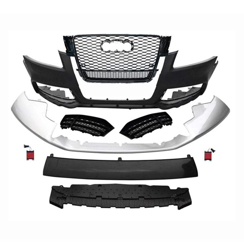 2009-2011 For A5/S5 B8 Body Kits RS5 Style Front Bumper With Honeycomb Grille Front Lip