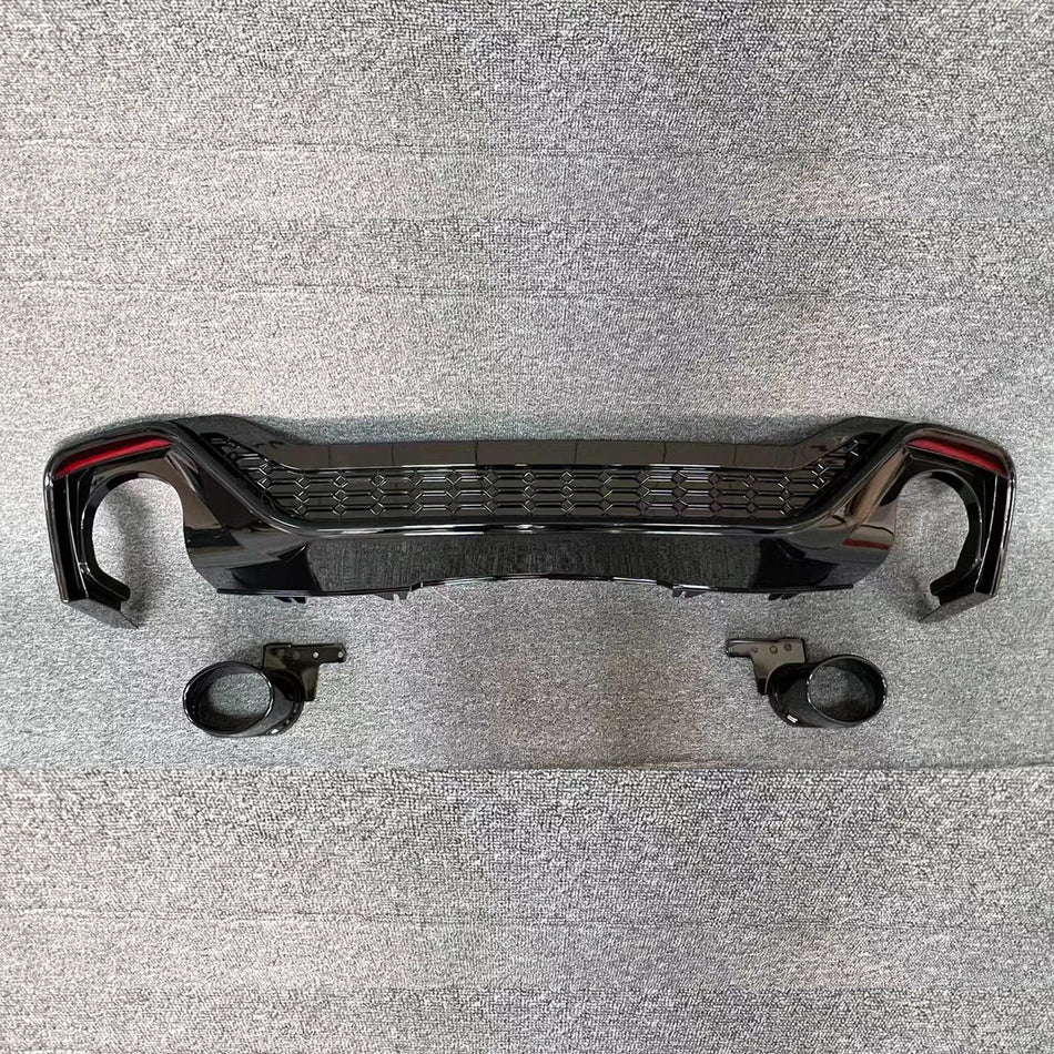 2020-2024 For Audi A5 S5 B9.5 Audi RS5 Style A5 Diffuser With Tailpipe Exhaust Tips