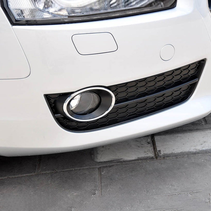 2009-2011 For Audi A5 S5 B8 Front Bumper Down Grille Honeycomb Style Non S line Fog Light Grilles