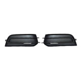 2011-2015 For Audi A1 S1 8X Front Bumper Down Grille Honeycomb Style Honeycomb Fog Light Grilles