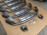 2008-2017 For Audi Q5 SQ5 8R 8R.5/B8 B8.5 RSQ5 Style Non-S line Rear Diffuser with exhaust tips
