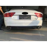 2009-2015 For Audi A7 C7 Non S Line Rear Diffuser With Tailpipe Exhaust Tips
