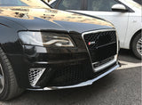 2008-2012 For Audi A4 S4 B8 RS4 Style Honeycomb Front Grille With Lower Mesh